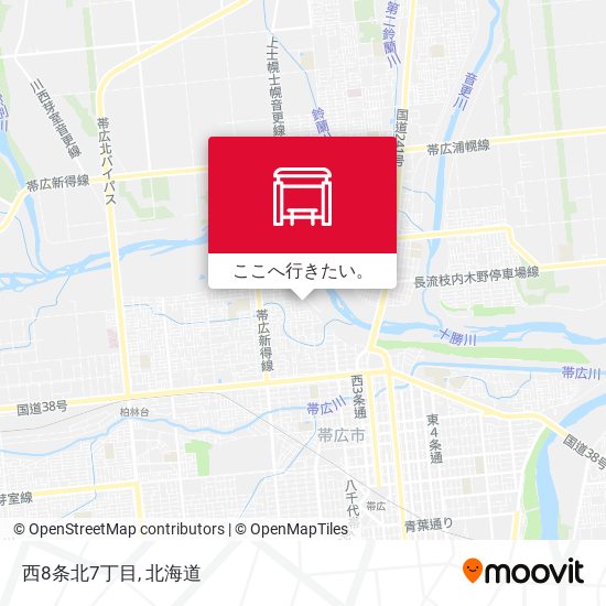 西8条北7丁目地図