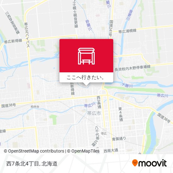 西7条北4丁目地図