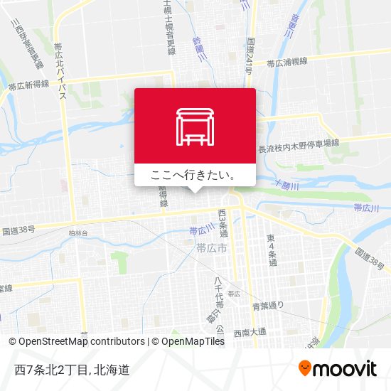 西7条北2丁目地図