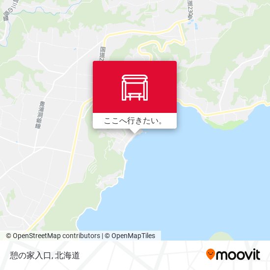 憩の家入口地図
