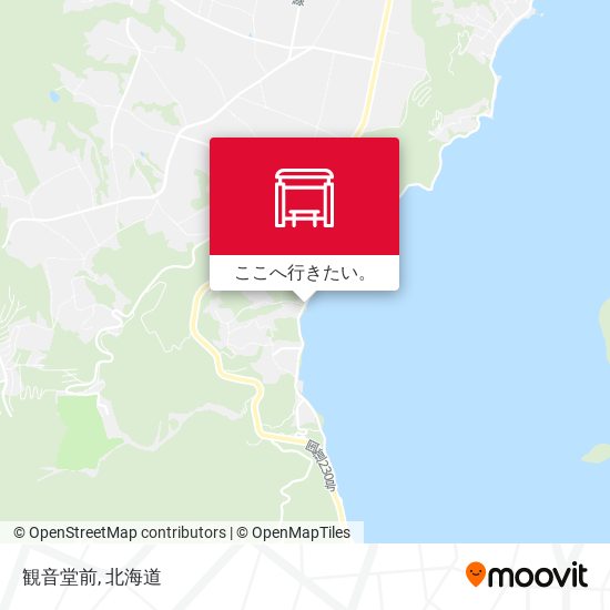 観音堂前地図