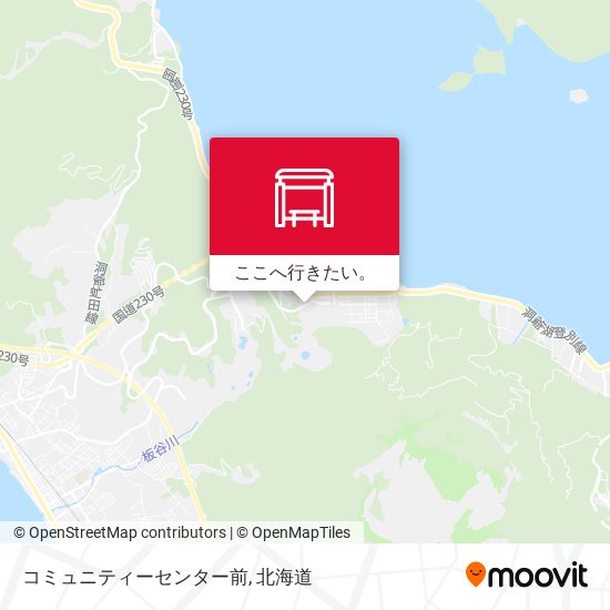 コミュニティーセンター前地図