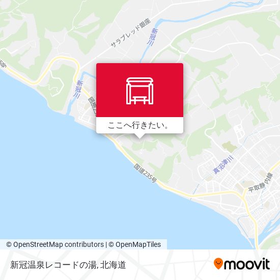 新冠温泉レコードの湯地図