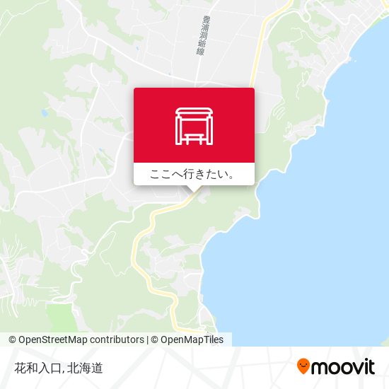 花和入口地図