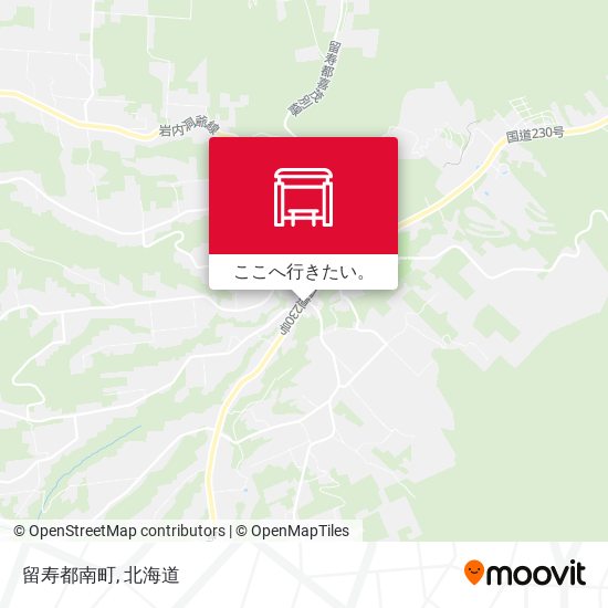 留寿都南町地図