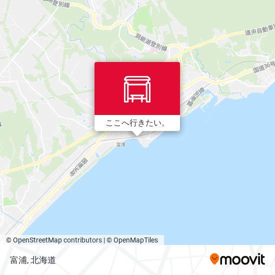 富浦地図
