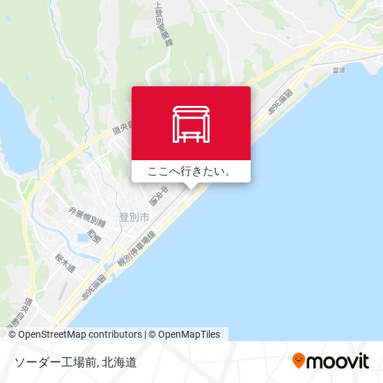ソーダー工場前地図