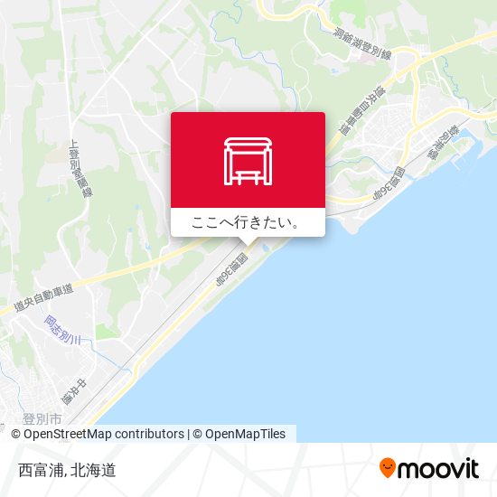 西富浦地図