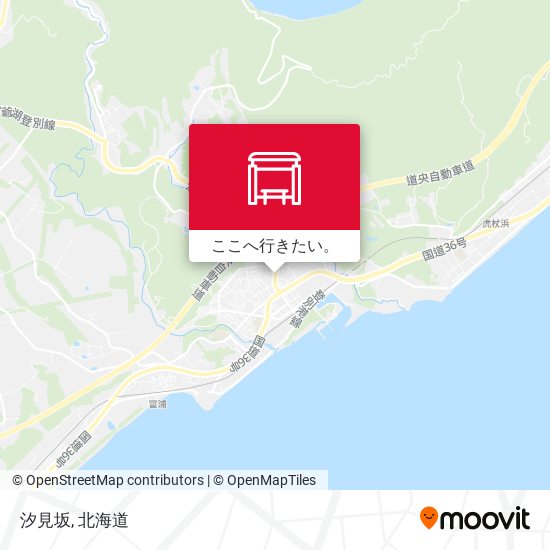 汐見坂地図