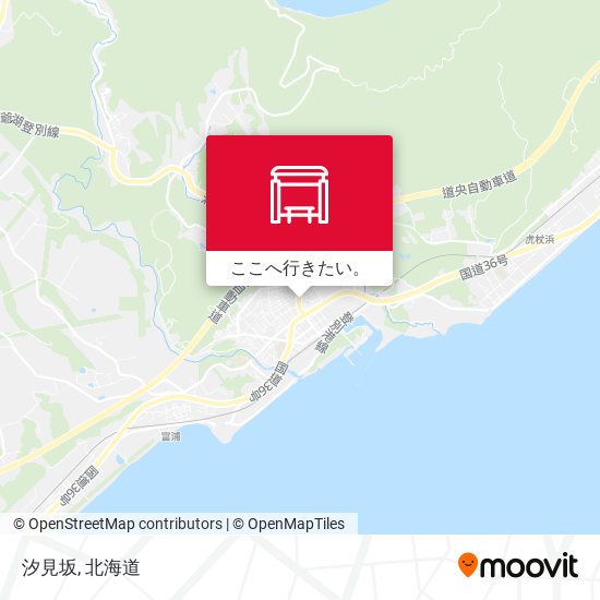汐見坂地図