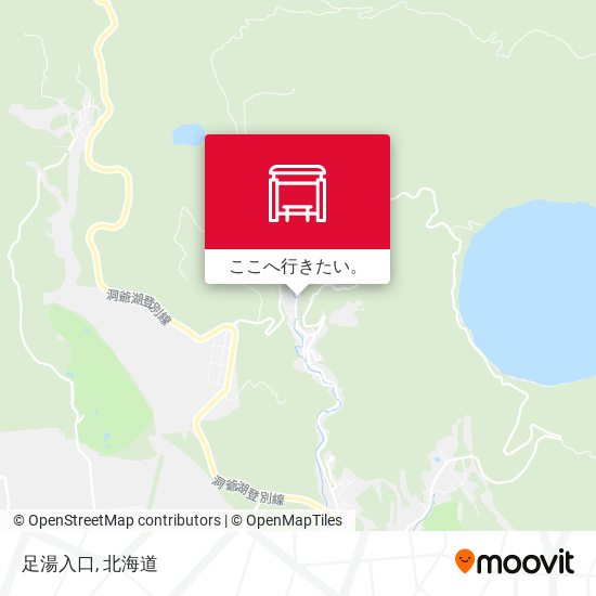 足湯入口地図