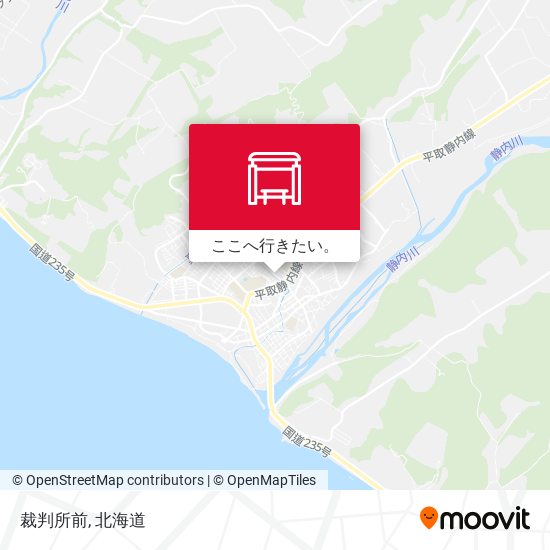 裁判所前地図