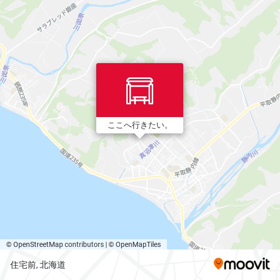 住宅前地図