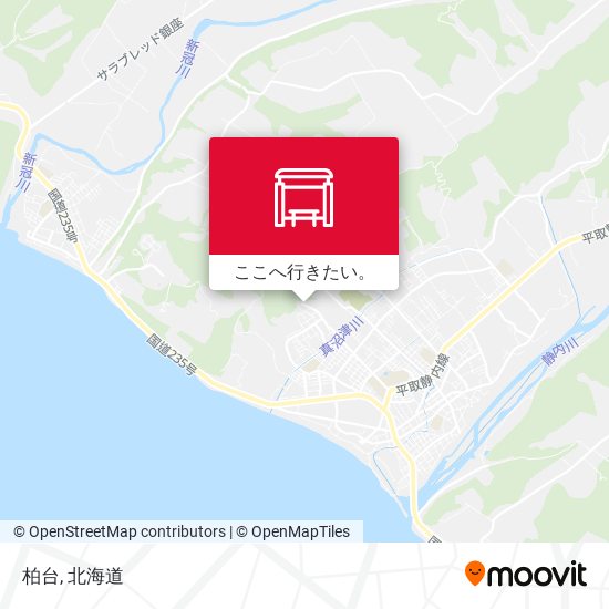柏台地図