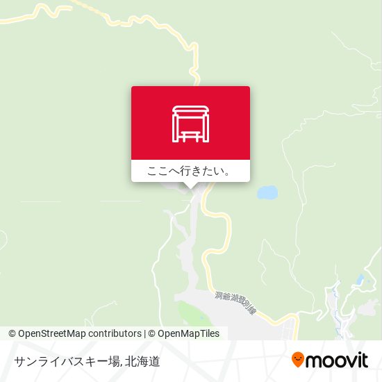 サンライバスキー場地図