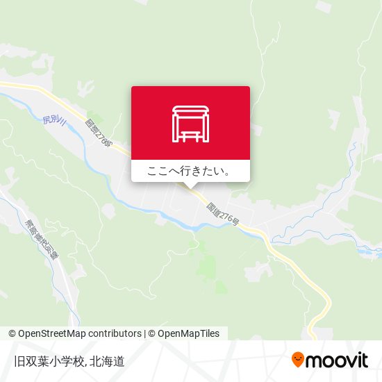 旧双葉小学校地図