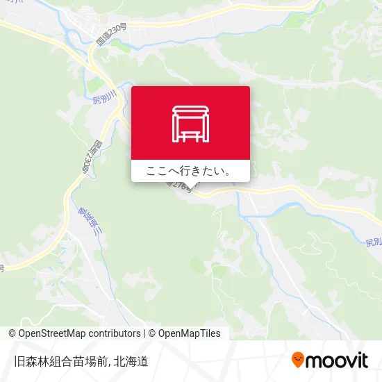 旧森林組合苗場前地図