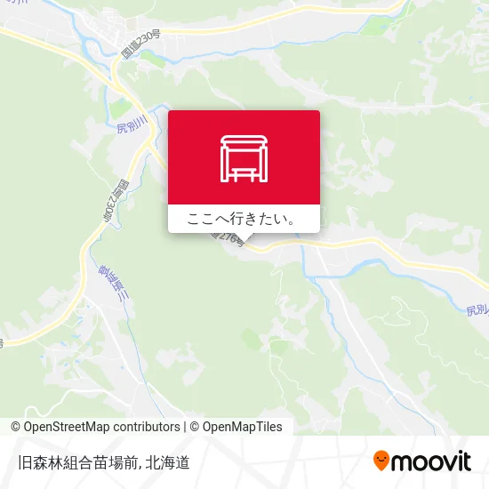旧森林組合苗場前地図
