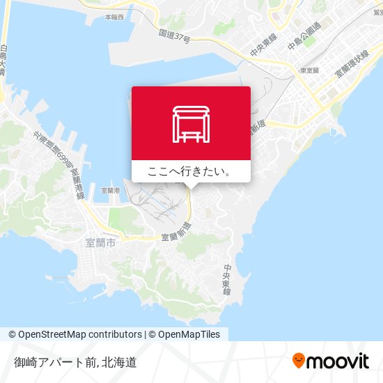 御崎アパート前地図