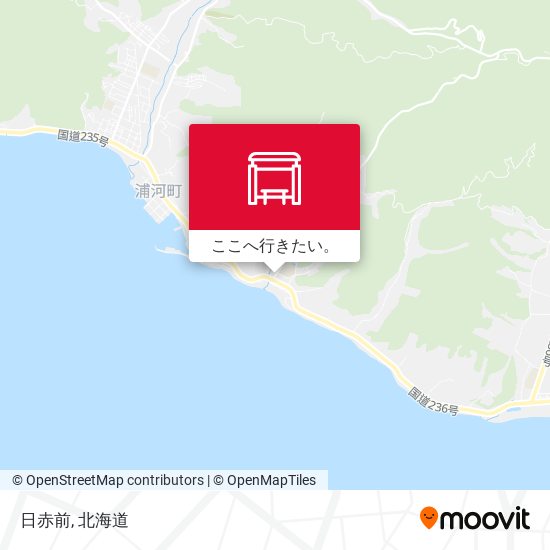 日赤前地図
