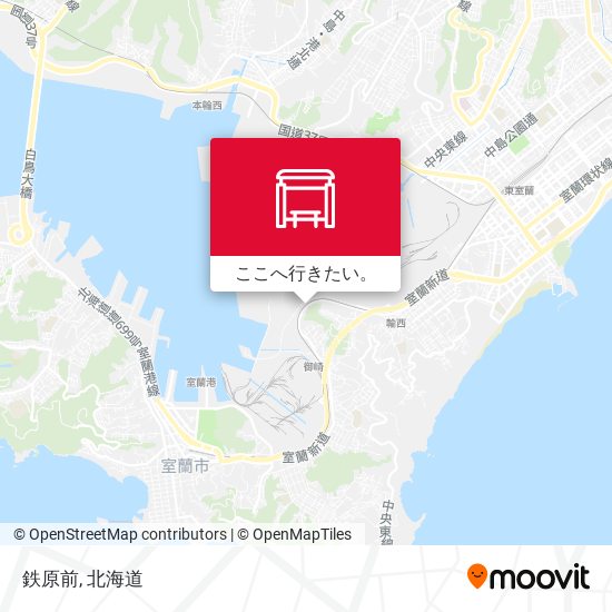 鉄原前地図