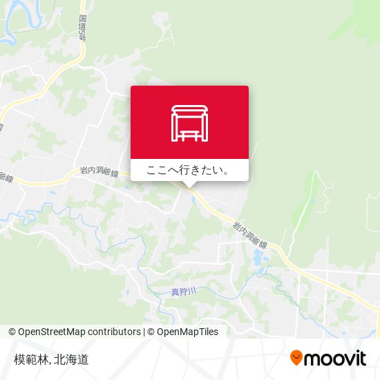 模範林地図