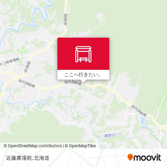 近藤農場前地図
