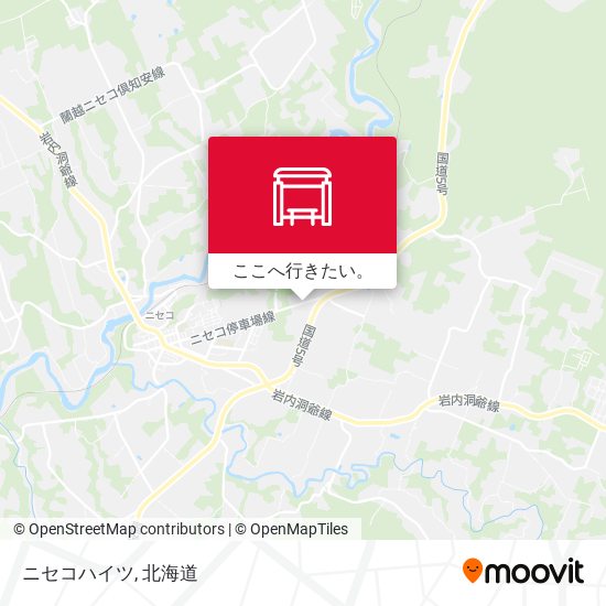 ニセコハイツ地図