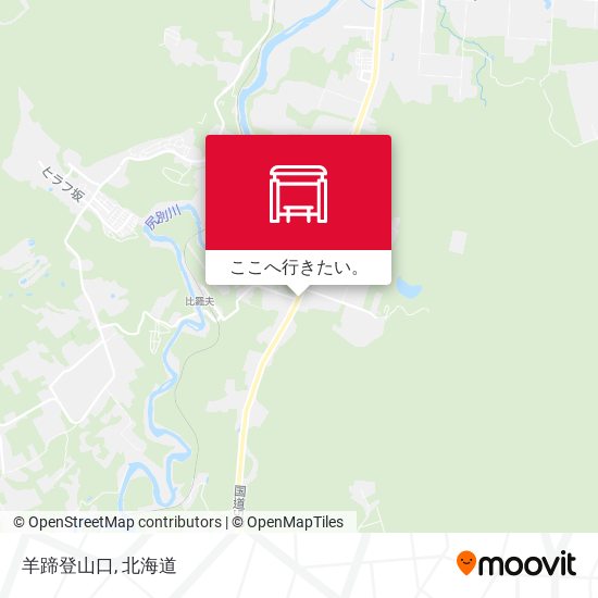 羊蹄登山口地図
