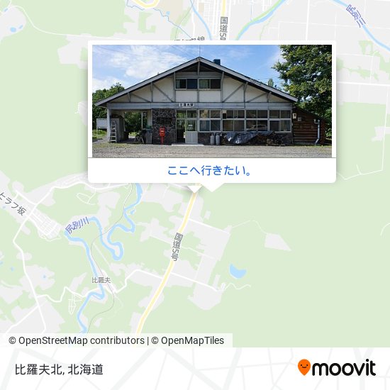 比羅夫北地図