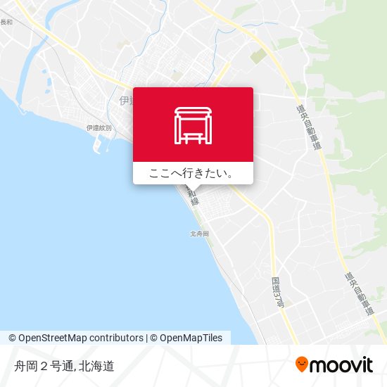 舟岡２号通地図