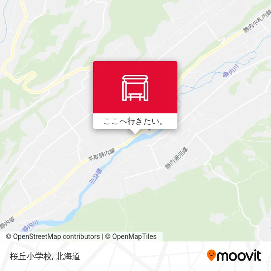 桜丘小学校地図