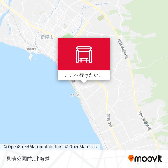 見晴公園前地図