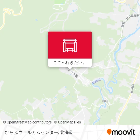 ひらふウェルカムセンター地図