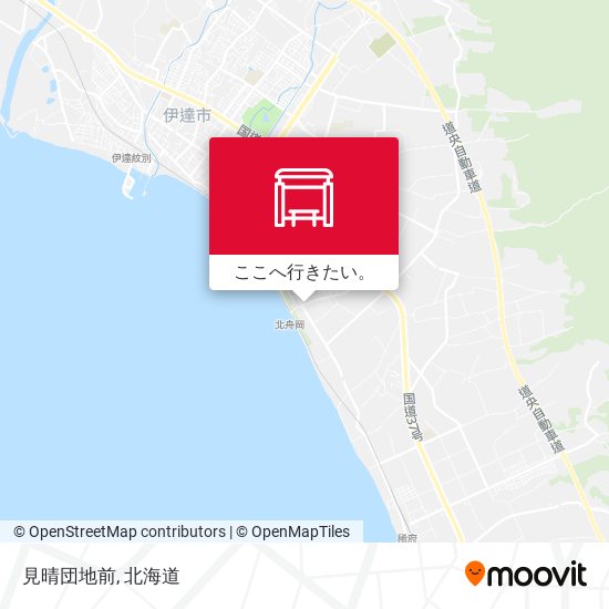 見晴団地前地図