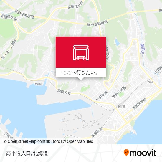 高平通入口地図