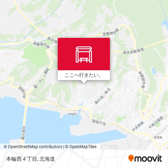 本輪西４丁目地図
