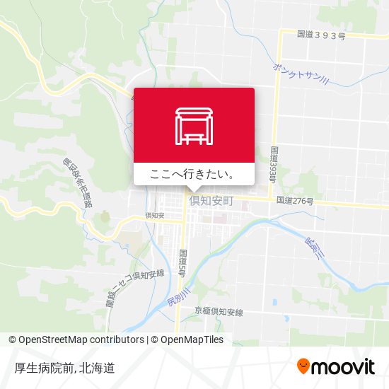 厚生病院前地図