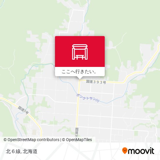 北６線地図