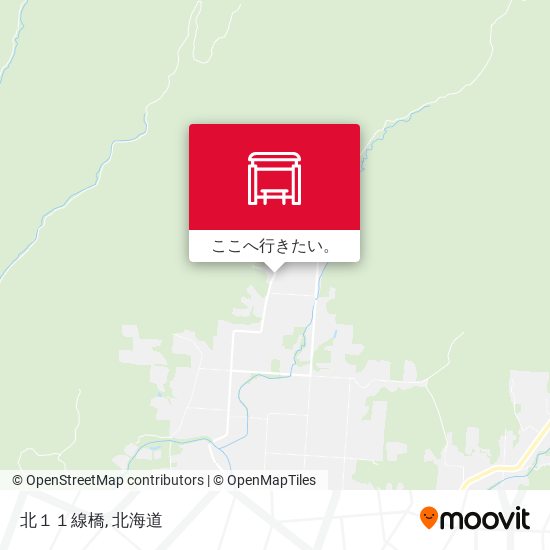 北１１線橋地図