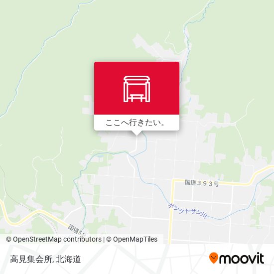 高見集会所地図