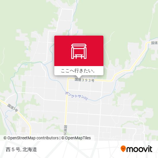 西５号地図