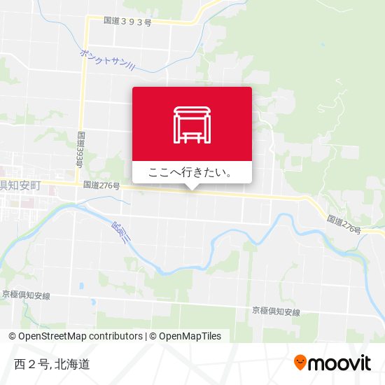 西２号地図