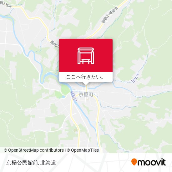 京極公民館前地図