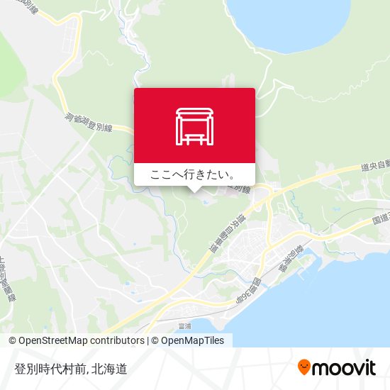 登別時代村前地図