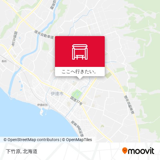 下竹原地図