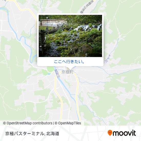 京極バスターミナル地図