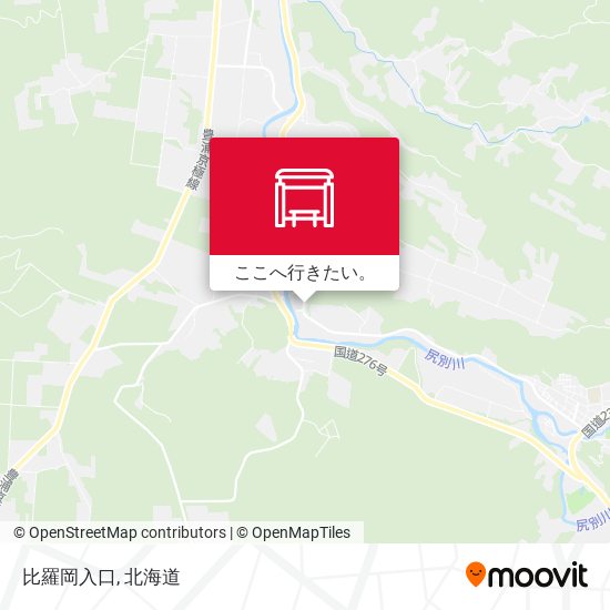 比羅岡入口地図