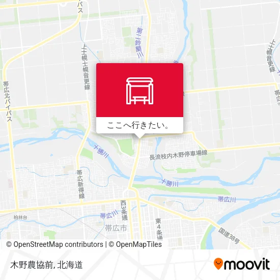 木野農協前地図