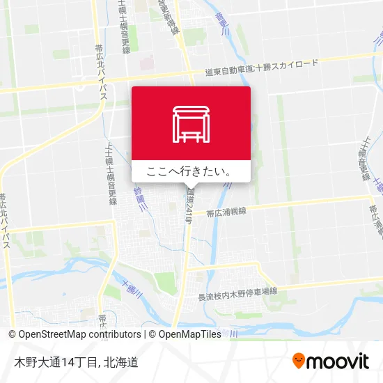 木野大通14丁目地図